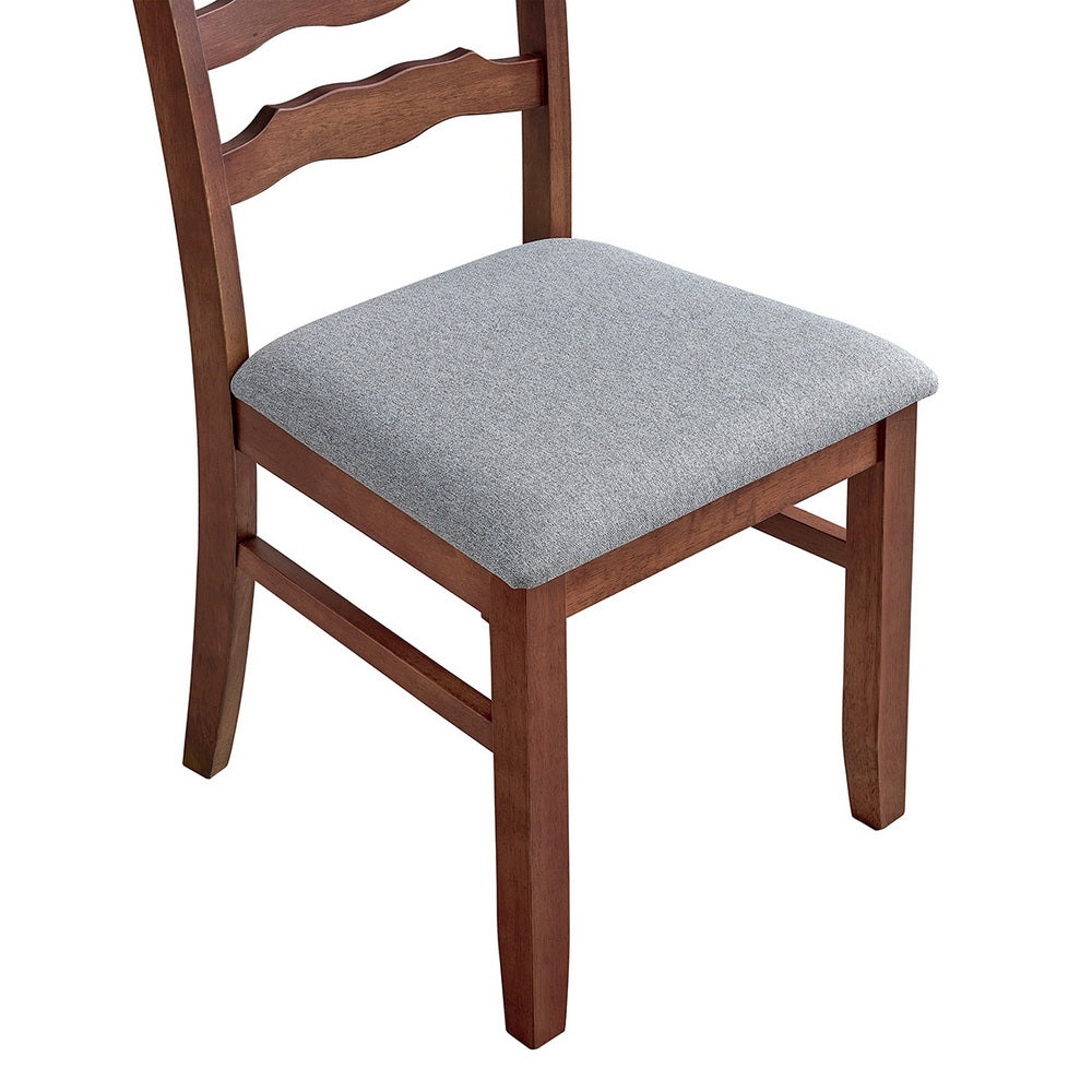 Farmhouse Dining Table Set with Upholstered Chairs – Seats 4–6