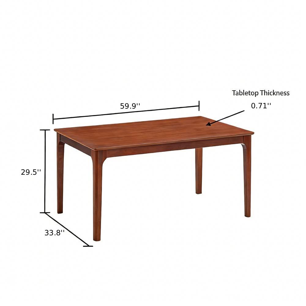 Farmhouse Dining Table Set with Upholstered Chairs – Seats 4–6