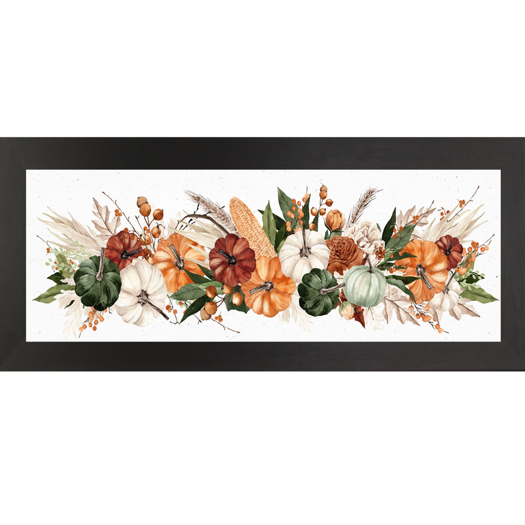 Harvest Watercolor Farmhouse Wall Art – Autumn Landscape