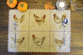 Farmhouse Rooster & Hen Woven Placemats