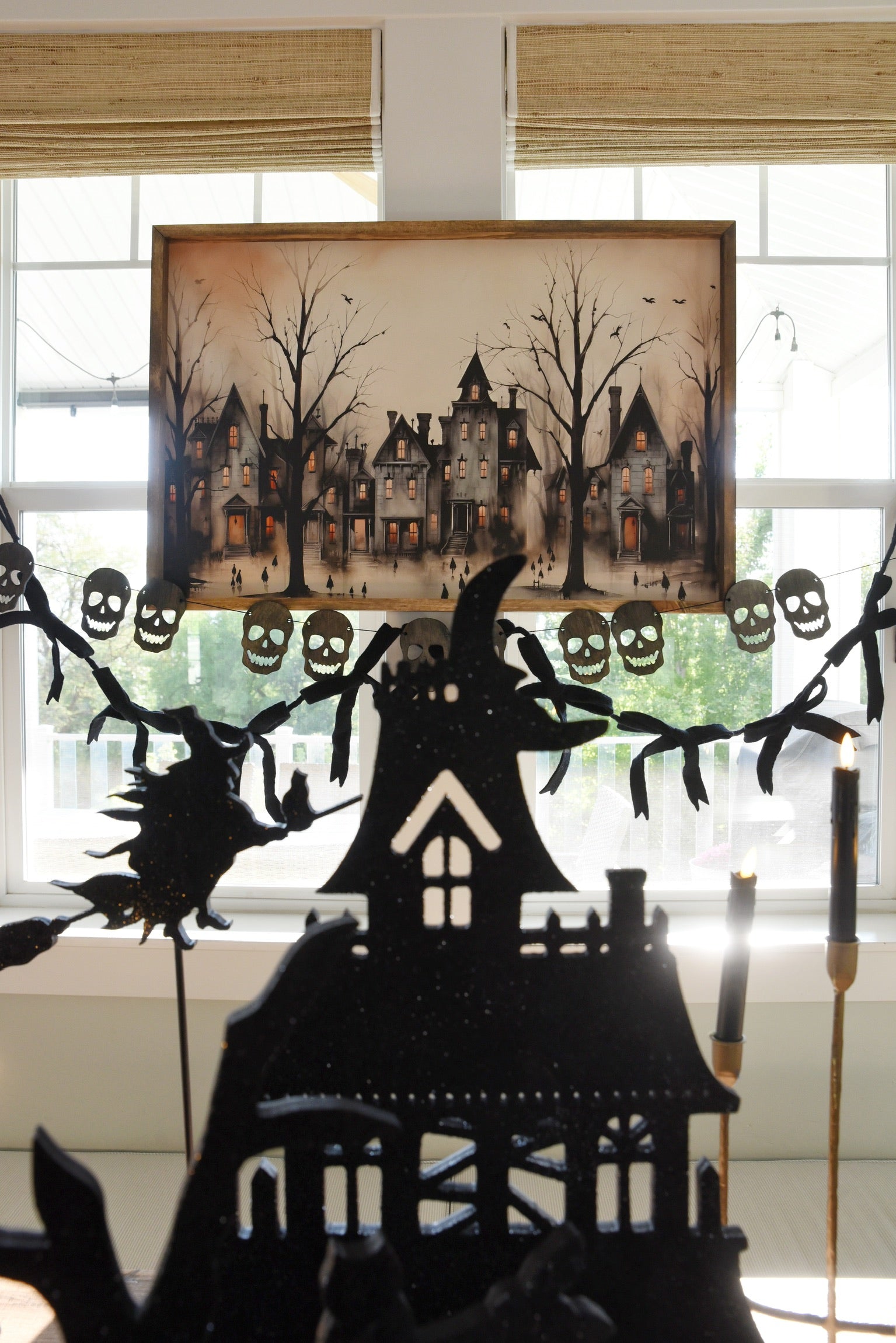 Spooky Street Framed Art