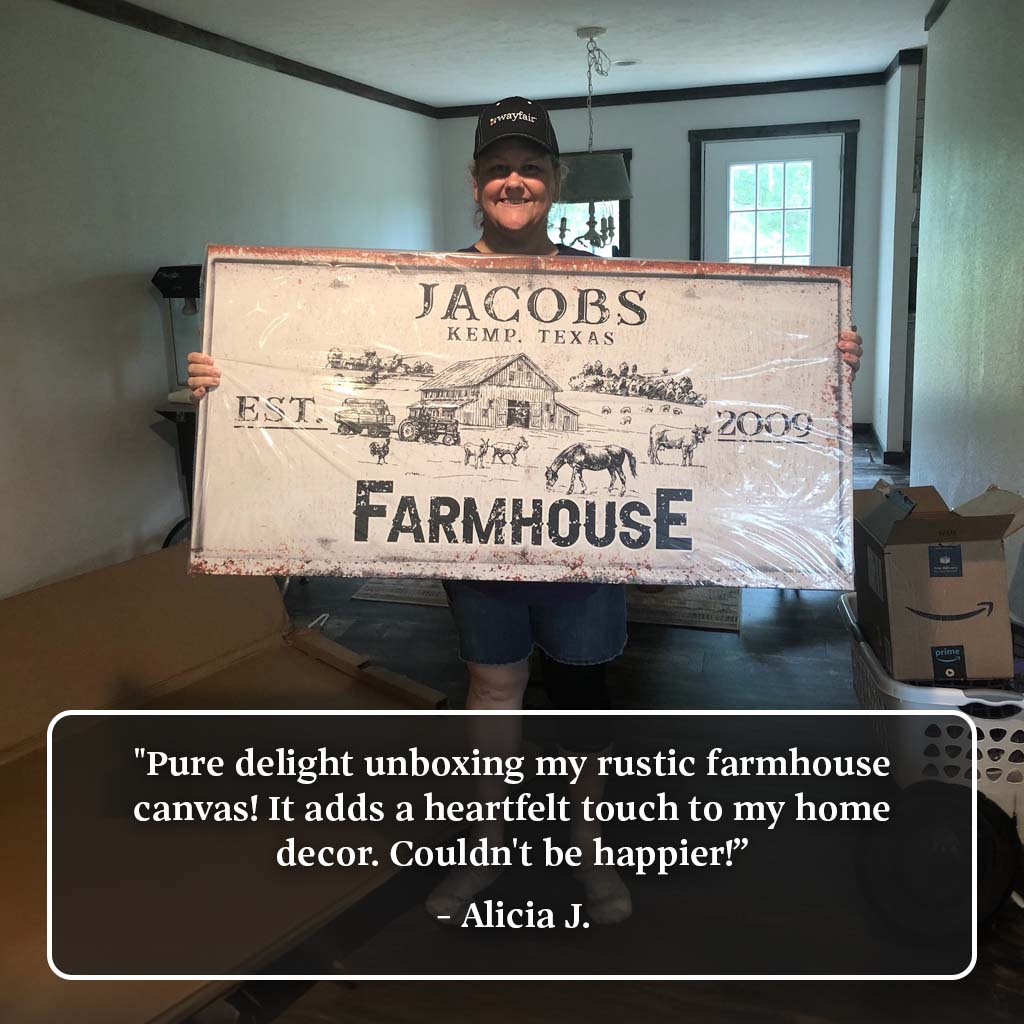 Rustic Farmhouse Personalized Sig