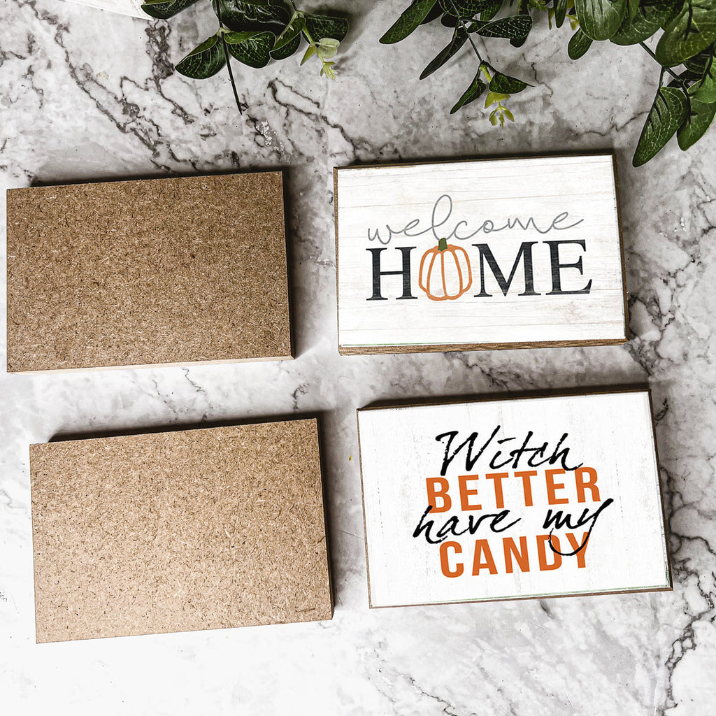 Welcome Home Wooden Seasonal Sign 6x4 Rustic Door Wall Decor