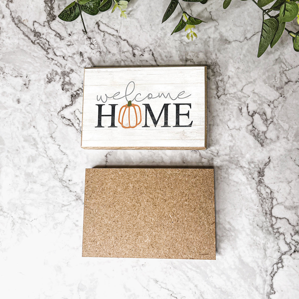Welcome Home Wooden Seasonal Sign 6x4 Rustic Door Wall Decor
