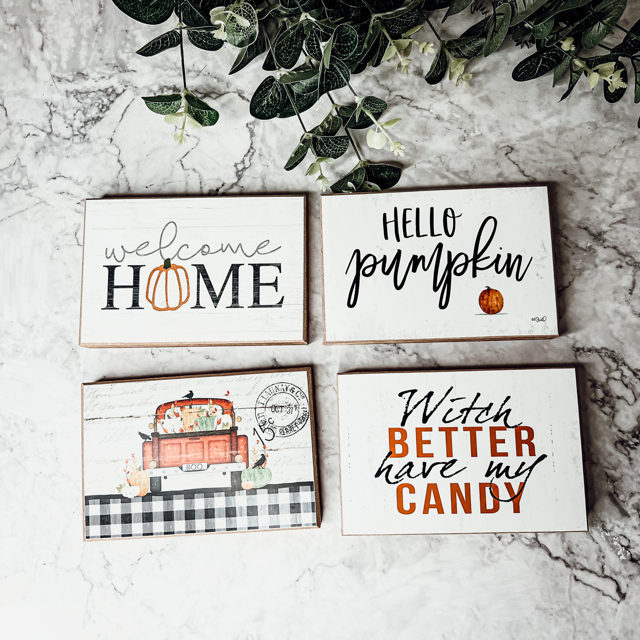 Welcome Home Wooden Seasonal Sign 6x4 Rustic Door Wall Decor