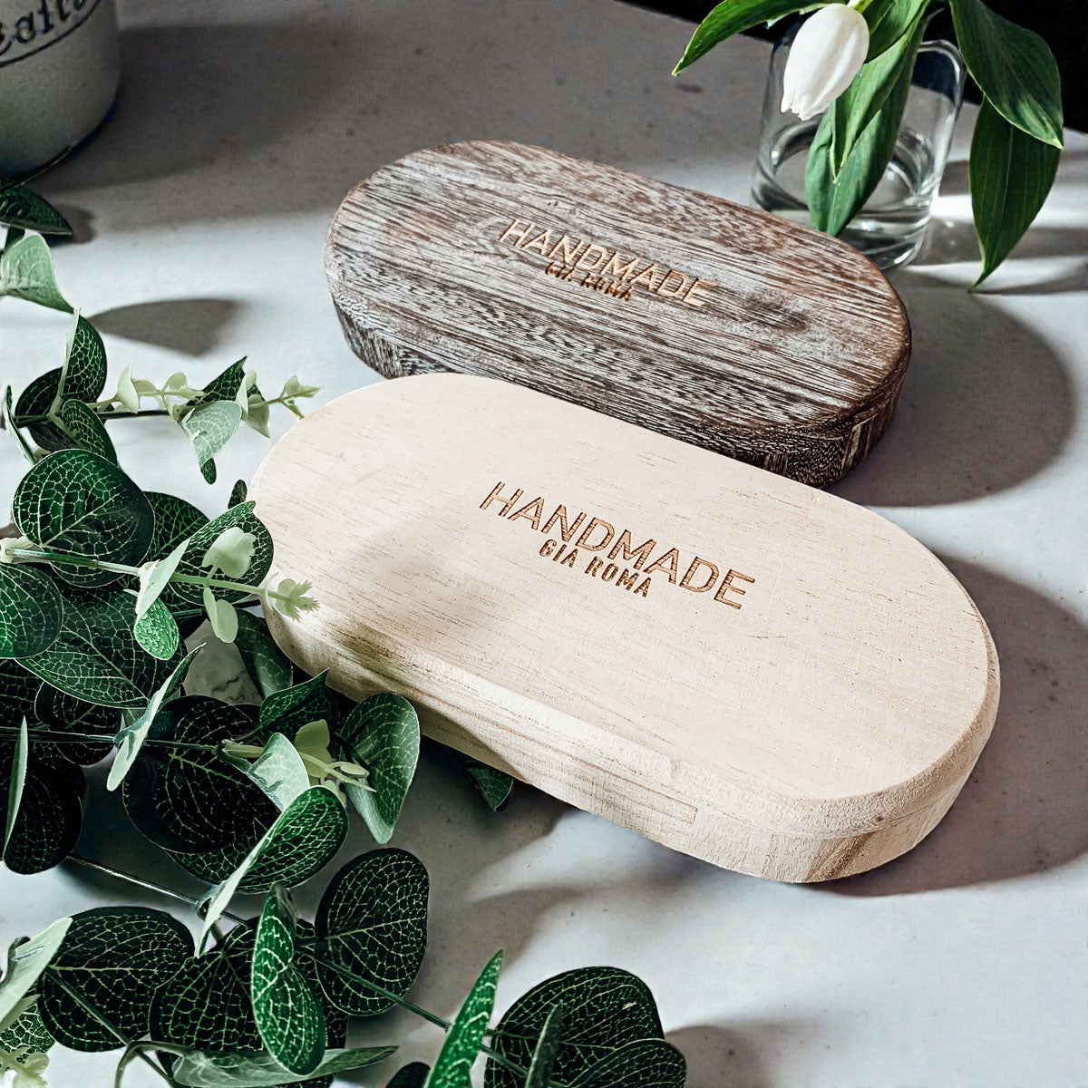 Rustic Wood Trinket Tray | Farmhouse Catchall Dish