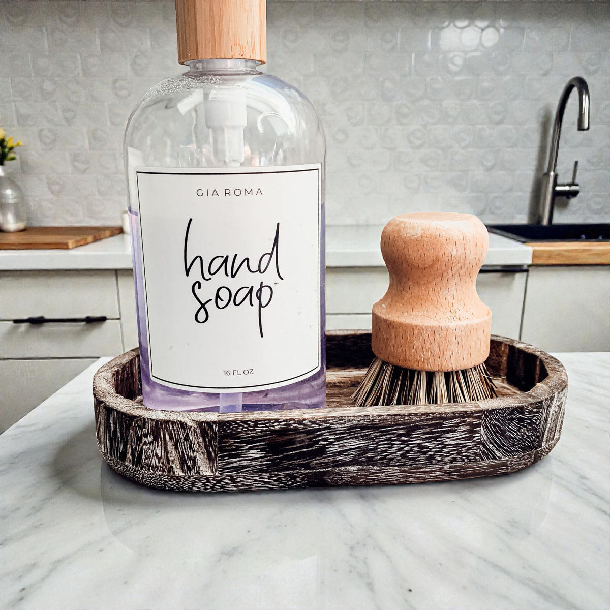 Rustic Wood Trinket Tray | Farmhouse Catchall Dish