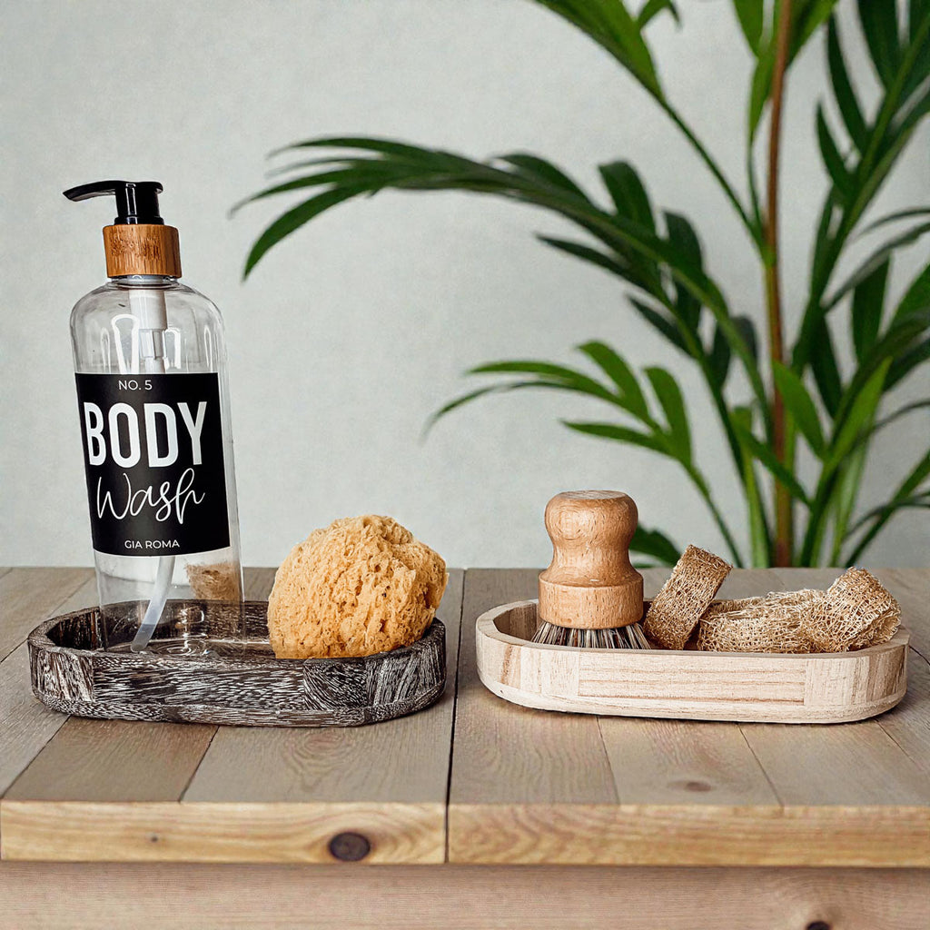 Rustic Wood Trinket Tray | Farmhouse Catchall Dish