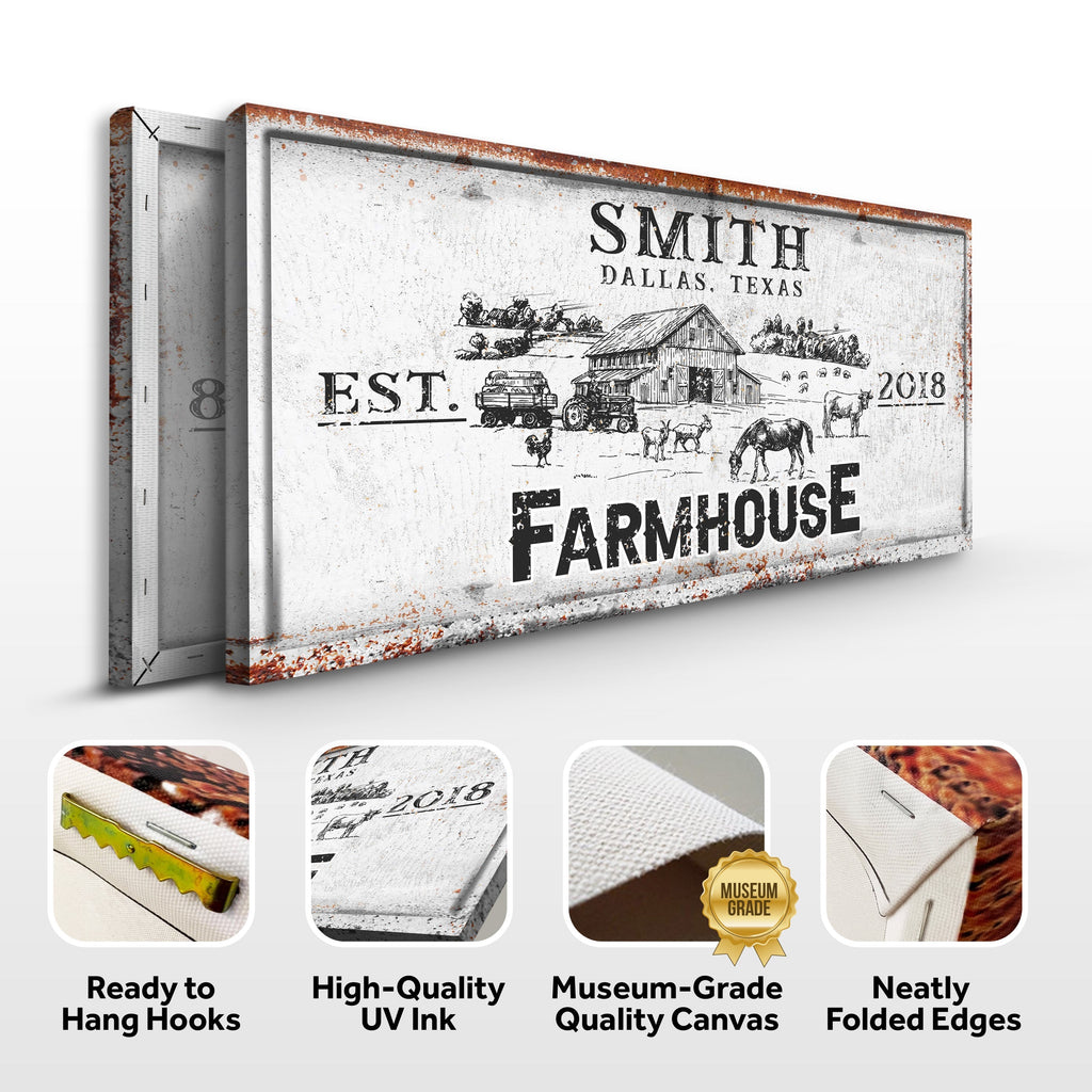 Rustic Farmhouse Personalized Sig
