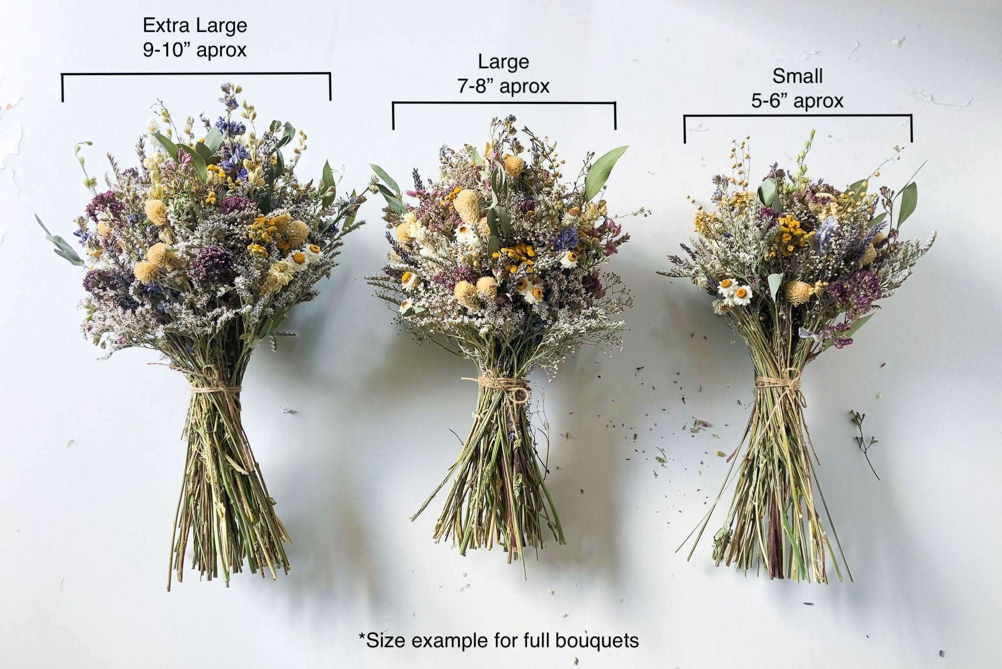 Dried Flower Bouquet | Peony, Lavender & Larkspur