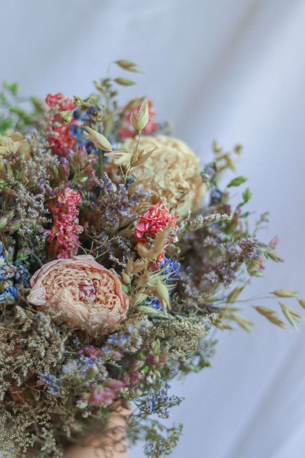 Dried Flower Bouquet | Peony, Lavender & Larkspur