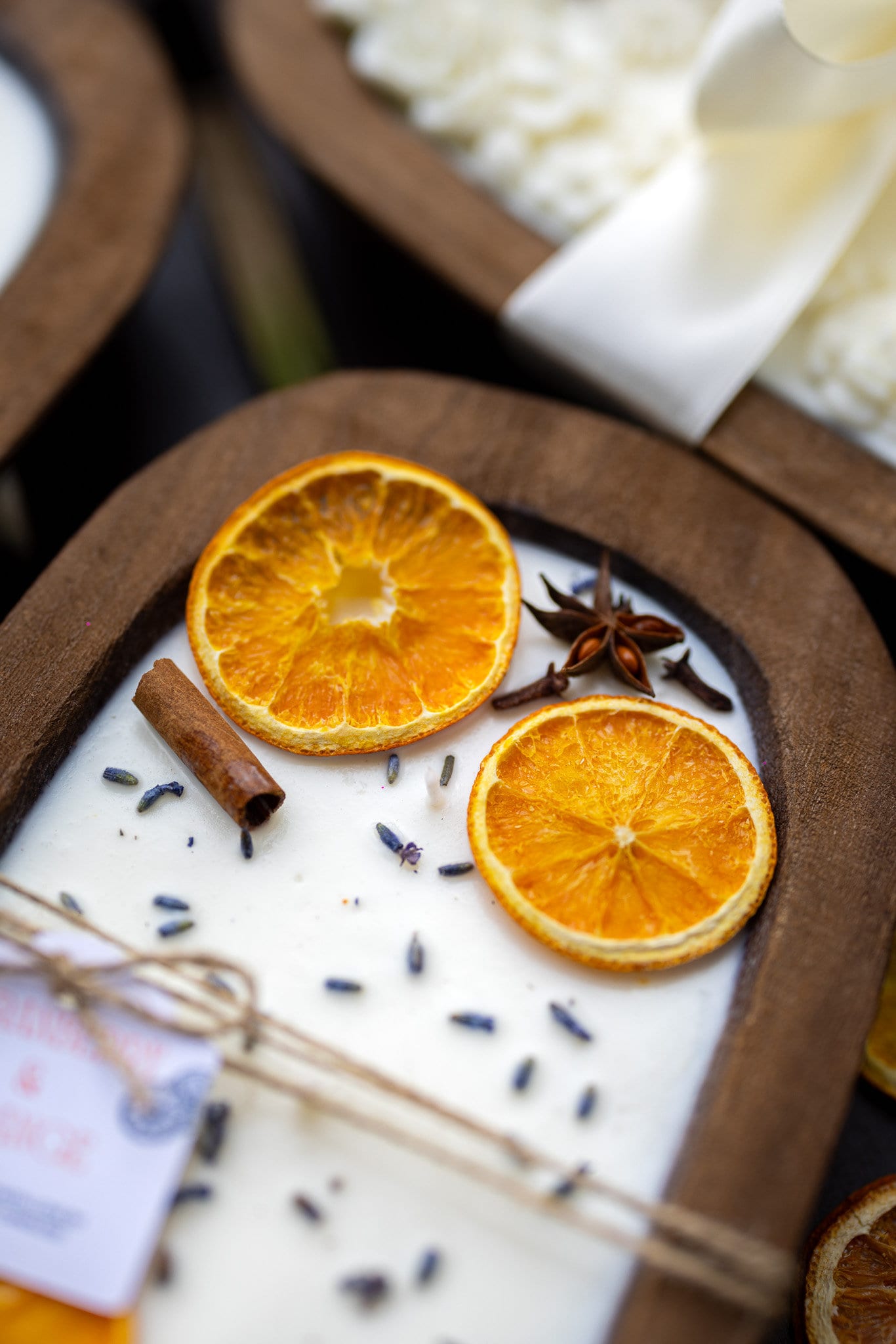 Farmhouse Orange Dough Bowl Soy Candle