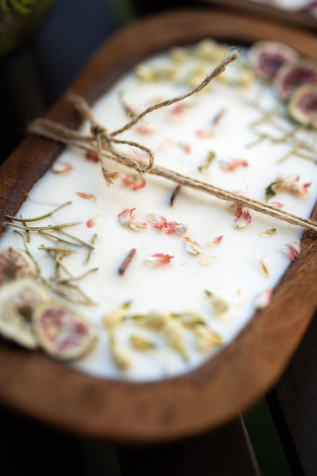 Fruit & Floral Dough Bowl Candle | Hand-Poured Farmhouse Soy Candle