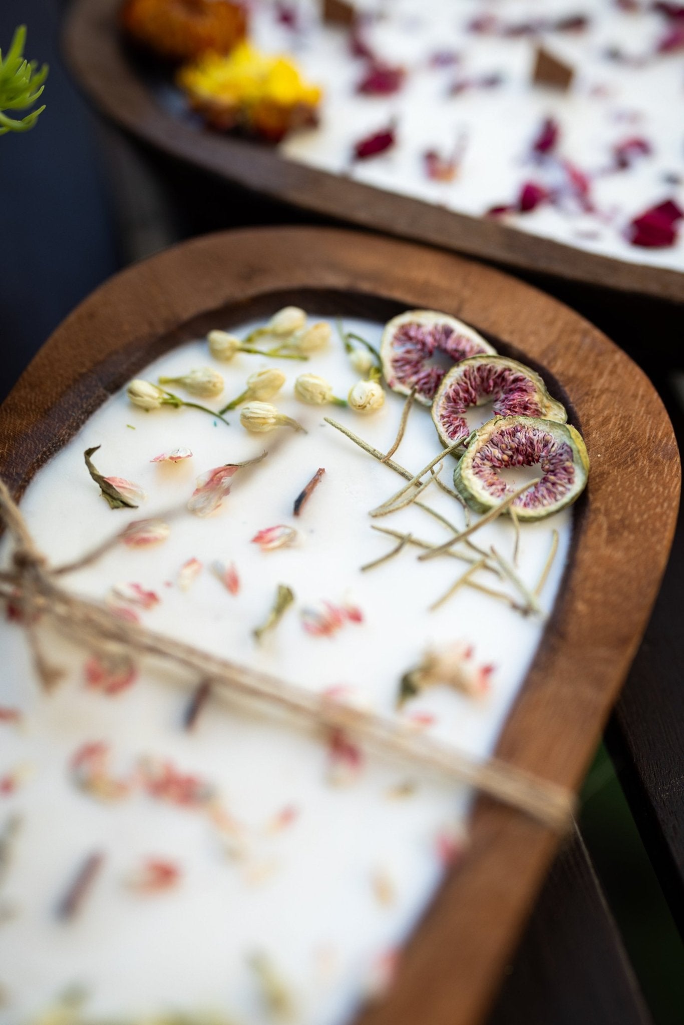Fruit & Floral Dough Bowl Candle | Hand-Poured Farmhouse Soy Candle